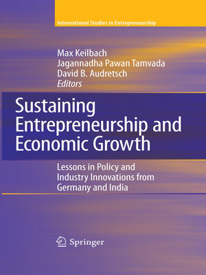 cover image of Sustaining Entrepreneurship and Economic Growth